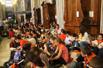 Vigilia de oración en Sta Maria Maggiore. Doctorado de san Juan de Ávila